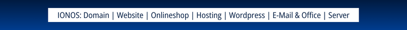 IONOS: Domain | Website | Onlineshop | Hosting | Wordpress | E-Mail & Office | Server